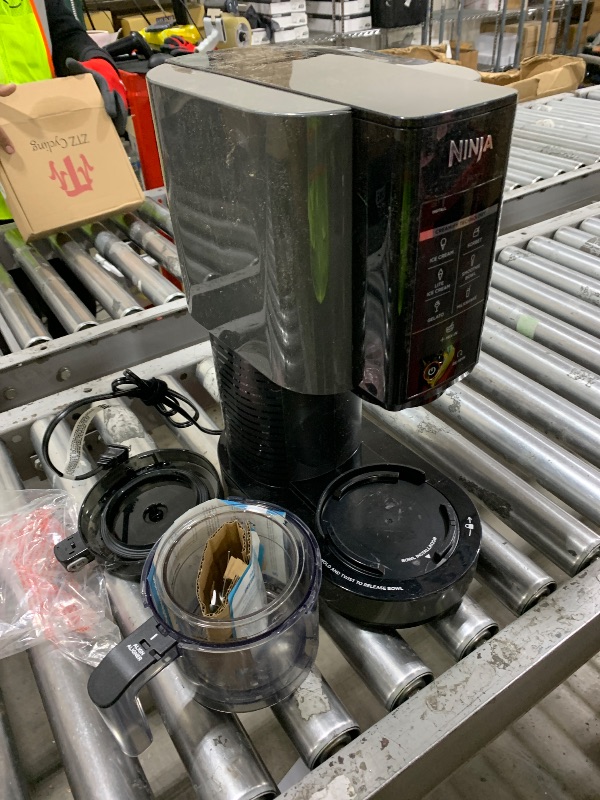 Photo 1 of Ninja NC301 CREAMi Ice Cream Maker, for Gelato, Mix-ins, Milkshakes, Sorbet, Smoothie Bowls & More, 7 One-Touch Programs, with (2) Pint Containers & Lids, Compact Size, Perfect for Kids, Silver