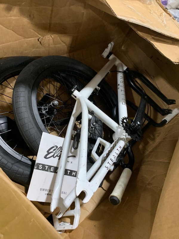 Photo 1 of Elite BMX Freestyle Bike, Durable Steel Frame, Available in 16", 18", and 20" Sizes. New Sizes 26" and 29" BMX Bicycles. (White, 20")