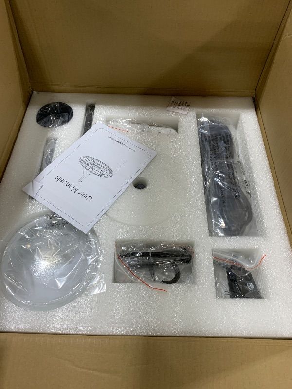 Photo 1 of ZMISHIBO Outdoor Ceiling Fans with Light for Patios, Waterproof Gazebo Fan with Remote Control Smart App,3CCT Dimmable,Plug in Caged Ceiling Fan with Pull Chain for Porch Pergola Canopy,Brown