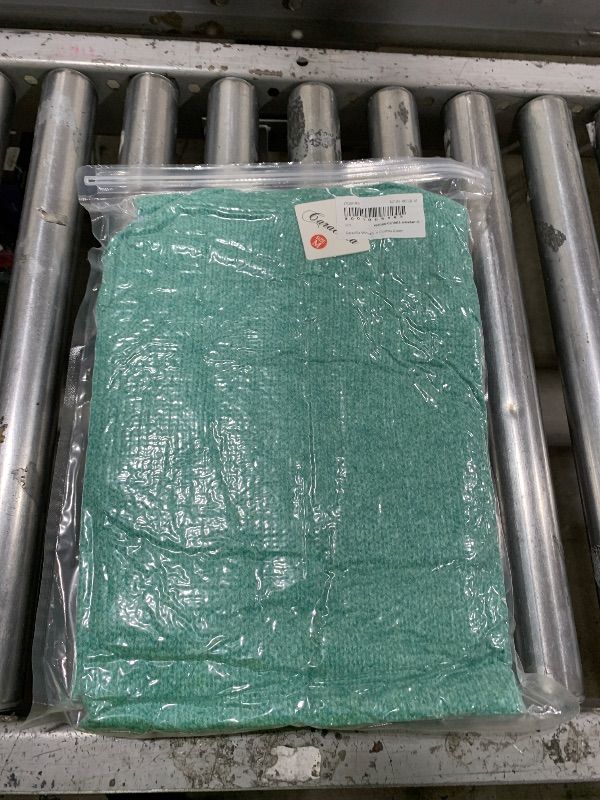 Photo 1 of Caracilia Womens Oversized Long Cardigan Sweaters Color Block Open Front Duster Coat Knit Outwear 2025 Fall Outfits Green Medium