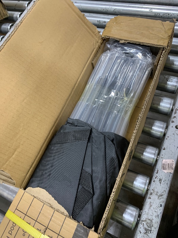 Photo 1 of 100 Inch Indoor and Outdoor Projector Screen with Stand for Movies or Presentations - HD Premium 16:9 Folding Free Tripod Screen with Carry Bag and Straps, Matte