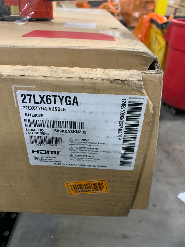 Photo 1 of LG 27-Inch StanbyME 2 with Folio Cover, Portable Touch Screen, Dolby Vision, HDR10, Filmmaker Mode, Built-in Battery, Full Swivel Rotation (27LX6TYGA, 2025)