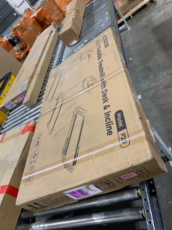 Photo 1 of Acezoe 3 in 1 Under Desk Treadmill with 10% Incline, Walking Pad Treadmill with Removable Desk Workstation, Adjustable Height for Different Need, Foldable for Home Small Office