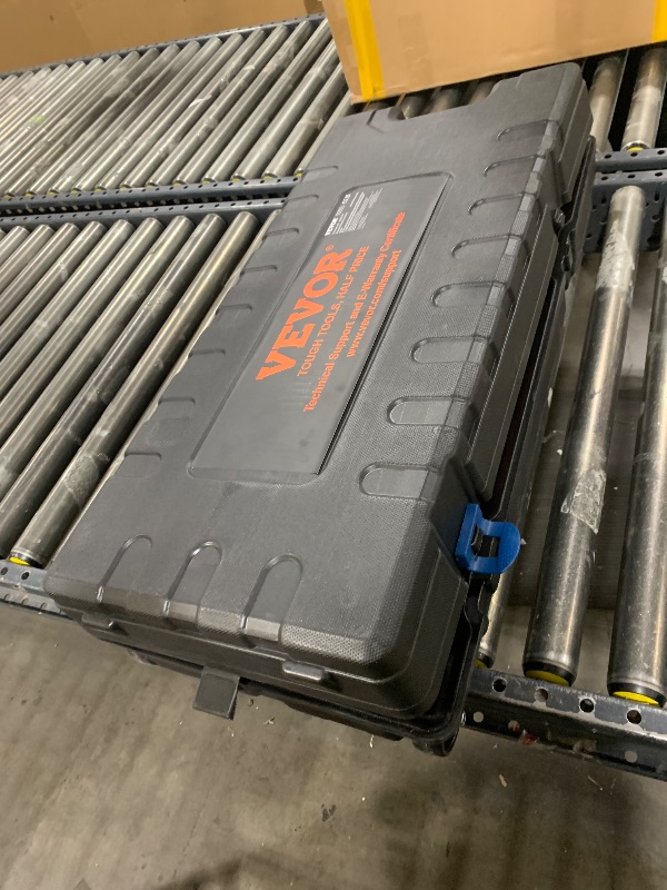 Photo 1 of VEVOR 12 Ton Porta Power Kit, Hydraulic Ram with Pump with 4.6 ft/1.4 m Oil Hose, Portable Hydraulic Jack with Storage Case for Automotive, Garage, Farm, Mechanic (26455 LBS)