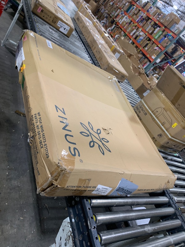 Photo 1 of Zinus SmartBase Heavy Duty Mattress Foundation, 18 Inch Metal Platform Bed Frame, No Box Spring Needed, Sturdy Steel Frame, Underbed Storage, California King