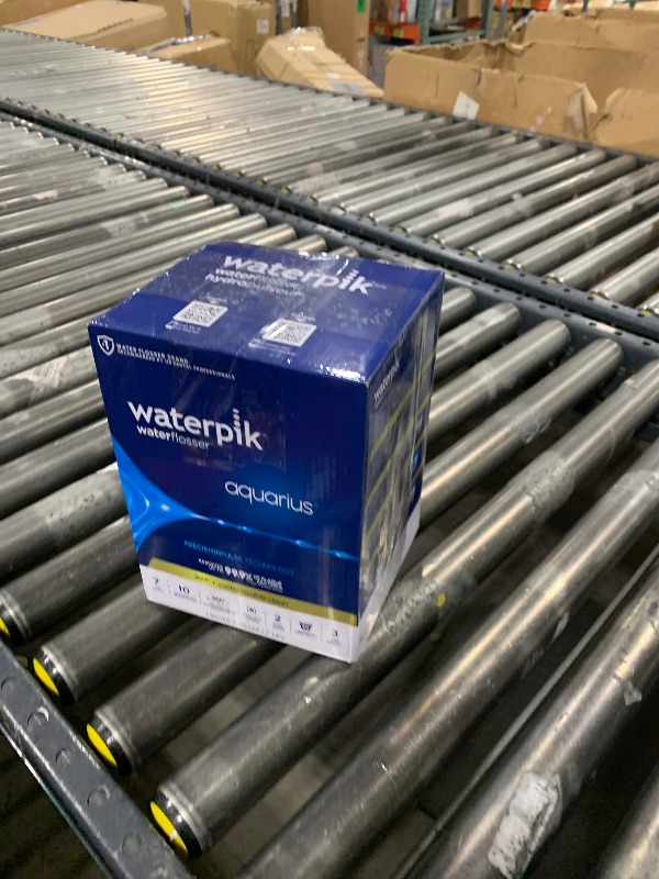 Photo 1 of Waterpik Aquarius Water Flosser For Teeth Cleaning, Gums, Braces, Dental Care, Electric Power With 10 Settings, 7 Tips For Multiple Users And Needs, ADA Accepted, Black WP-662, Packaging May Vary