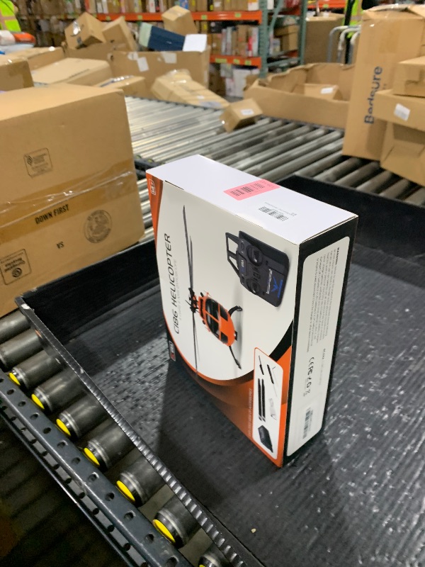 Photo 1 of C186 Remote Control Helicopter for Adults 14y+ Beginner Expert Single Rotor Aileronless BO-105 Like-Real RC Aircraft Model Air Pressure Hover Aerobatic Flight 6-Axis Gyroscope (Grey 2 Batteries)