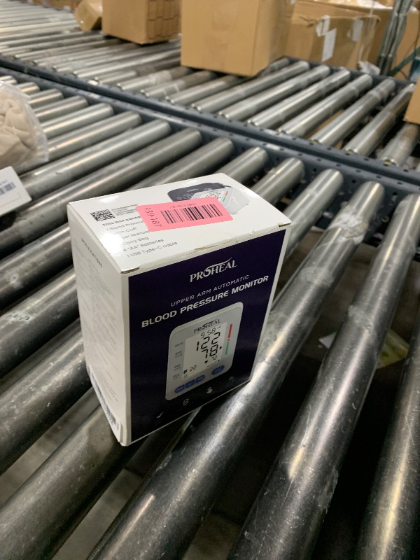 Photo 1 of Blood Pressure Monitor for Home Use with Large Upper Arm Cuff - Automatic Talking Pulse and BP Machine with 240 Memory Recalls for 3 Users - Carrying Bag and Batteries Included, Backlit Digital LCD