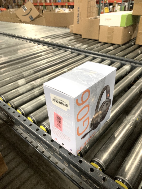 Photo 1 of NUBWO Wireless Gaming Headset with Mic for Ps5 Ps4 PC, Zero Interference, 100-Hour Battery All-Day Play, 23ms Sync? for Fortnite & Call of Duty/FPS Gamers, Triple Mode All Devices Compatible - Orange