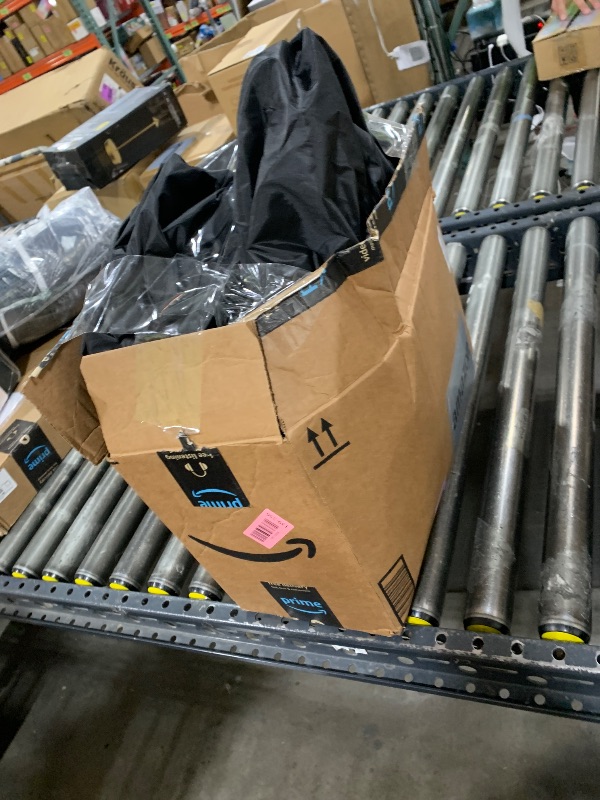 Photo 1 of uxcell Waterproof Camper Trailer Cover for 12'-14' RVs | Anti-UV All-Weather Protection with 5 Reinforced Straps & Ventilation Vents Black