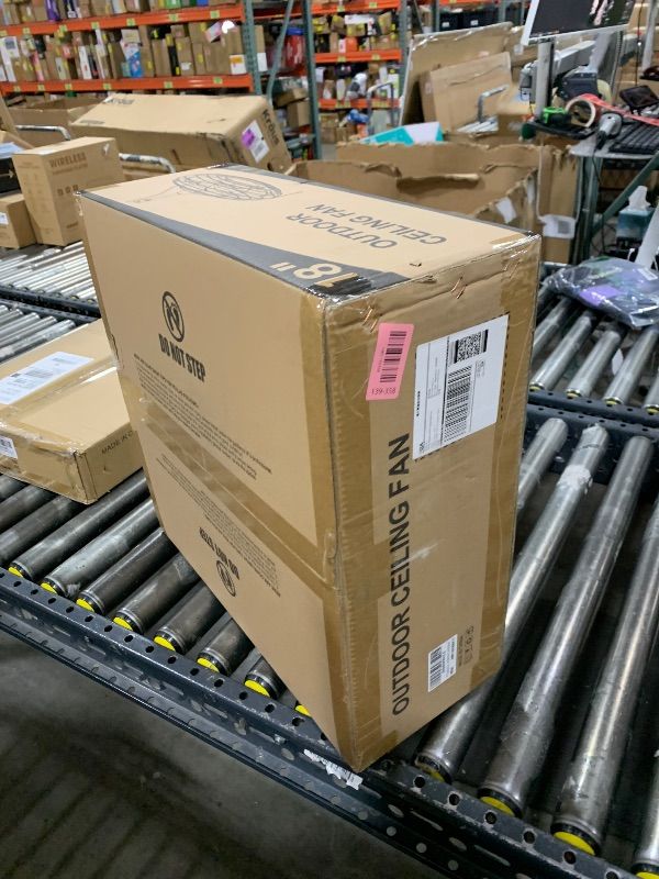 Photo 1 of ZMISHIBO Outdoor Ceiling Fans with Light for Patios, Waterproof Gazebo Fan with Remote Control Smart App,3CCT Dimmable,Plug in Caged Ceiling Fan with Pull Chain for Porch Pergola Canopy,Brown