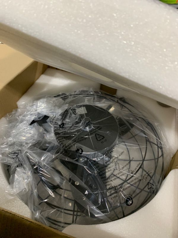 Photo 1 of ZMISHIBO Outdoor Ceiling Fans with Light for Patios, Waterproof Gazebo Fan with Remote Control Smart App,3CCT Dimmable,Plug in Caged Ceiling Fan with Pull Chain for Porch Pergola Canopy,Brown