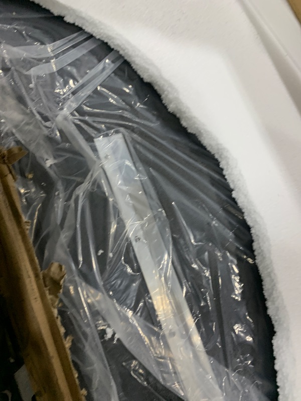 Photo 1 of bolrok Bathroom Mirror Brushed Nickel, 30 x 48 Inch Metal Frame Rectangle Mirror Rounded Silver Modern Vanity Mirror Anti-Rust for Bathroom, Farmhouse Wall Mounted Vertically/Horizontally