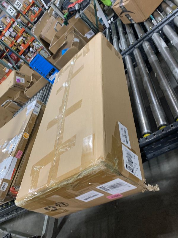 Photo 1 of DOEWORKS Entryway Hall Tree with Storage Shelves, Freestanding Industrial Storage Rack Organizer Tower with Hooks, Rustic Brown