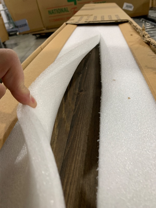 Photo 1 of GoCampDirect Fireplace Mantle Shelf - 72×8×5Inch Handcrafted Wall Floating Mantel Shelf for Over Fireplace - Rustic Traditional Wooden Fireplace Mantels with Invisible Heavy Duty Wood Bracket Ebony