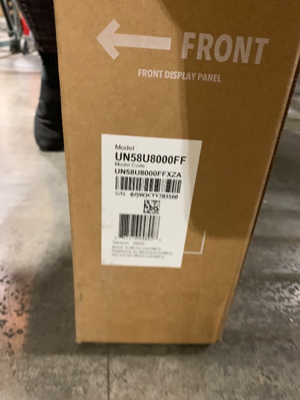 Photo 1 of Samsung 58-Inch Class Crystal UHD U8000F 4K Smart TV (2025 Model) Endless Free Content, Crystal Processor 4K, MetalStream Design, Knox Security, Alexa Built-in