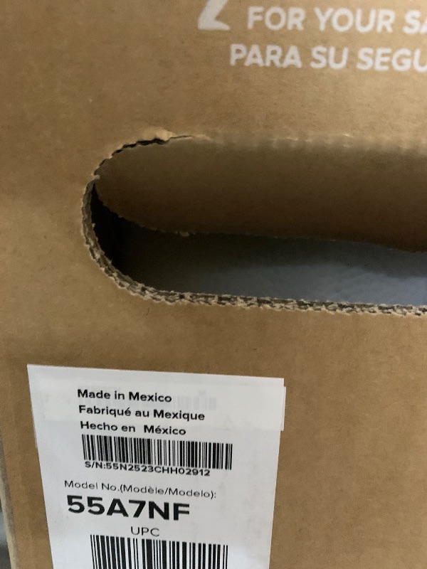 Photo 1 of Hisense 55" Class A7 Series (55A7NF,2025 Model) 4K UHD Smart Fire TV, Voice Remote with Alexa, Wide Color Gamut, HDR10+, Dolby Vision, Dolby Atmos, Game Mode, ALLM, Stream Live TV Without Cable