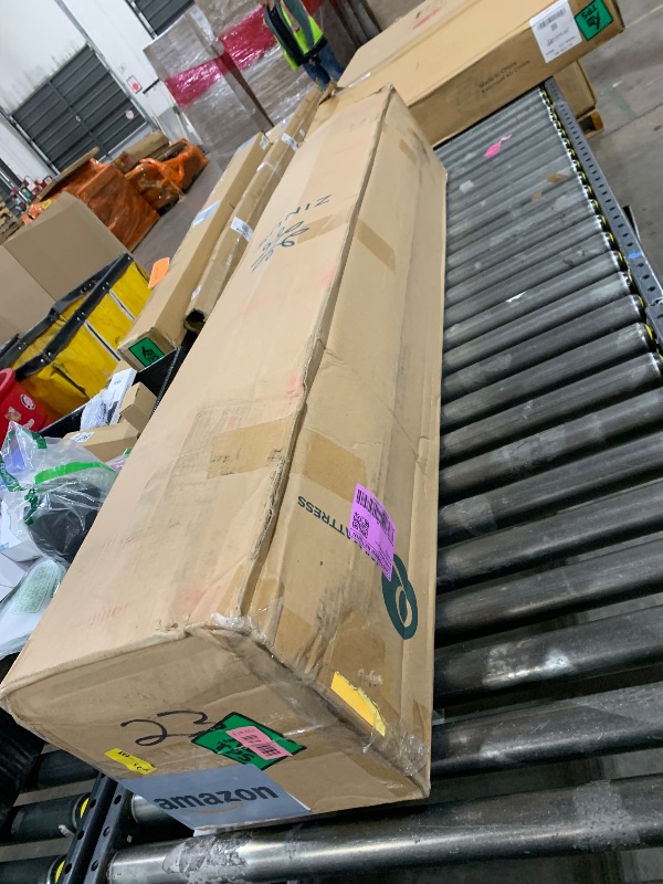 Photo 1 of ZINUS 10 Inch Queen Green Tea Memory Foam Mattress [New Version], Fiberglass Free, Medium Firm Feel, Zoned Pressure Relief, Certified Safe Foams & Fabric, Mattress in A Box