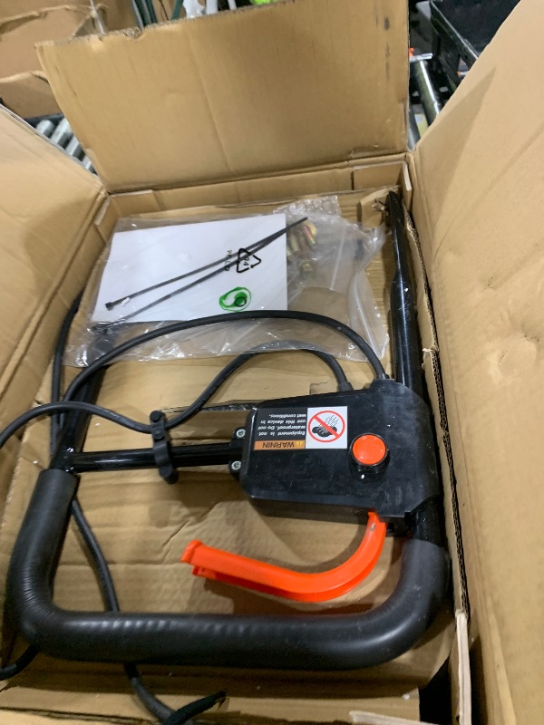 Photo 1 of VEVOR Plate Compactor, 130W Output Electric Ground Rammer, 5 kN Force, 3.9 in Depth, 16 m/min Speed, 3304 sq.ft/h Efficiency, Gas Powered Soil Compaction Machine for Driveway, Pavement, Landscaping