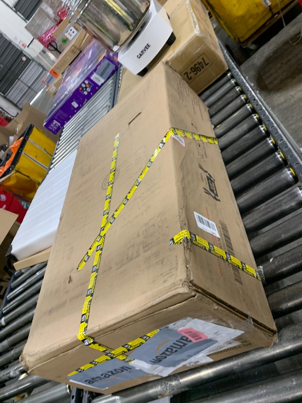 Photo 1 of Furmax Make up Vanity Desk with Mirror and Power Outlet, Vanity with 3 Color Light Options Adjustable Brightness,Vanity Desk with 2 Drawers, 6 Storage Shelves (White, with Bench)