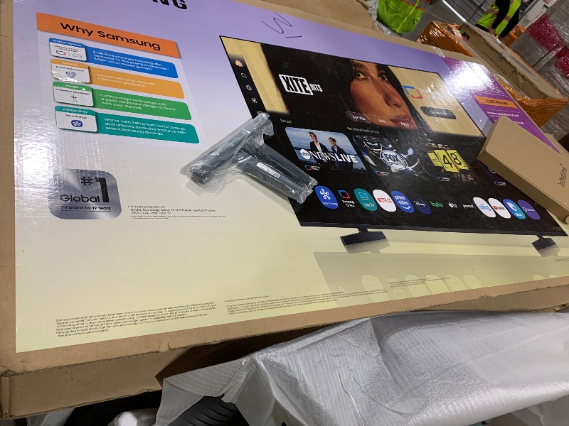 Photo 1 of Samsung 75-Inch Class Crystal UHD U8000F 4K Smart TV (2025 Model) Endless Free Content, Crystal Processor 4K, MetalStream Design, Knox Security, Alexa Built-in