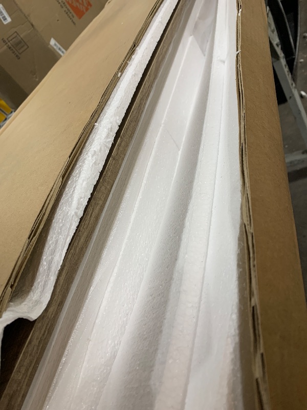 Photo 1 of MISSING HARDWARE AND PARTS*****************************YITAHOME TV Stand for 65/55 Inch TV, Farmhouse Entertainment Center with Storage, Power Outlets and Open Shelf, Media Console TV Cabinet for Living Room, Grey White & Grey Wash