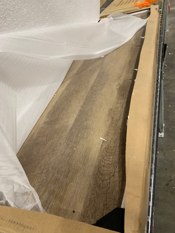 Photo 1 of MISSING HARDWARE AND PARTS*****************************YITAHOME TV Stand for 65/55 Inch TV, Farmhouse Entertainment Center with Storage, Power Outlets and Open Shelf, Media Console TV Cabinet for Living Room, Grey White & Grey Wash