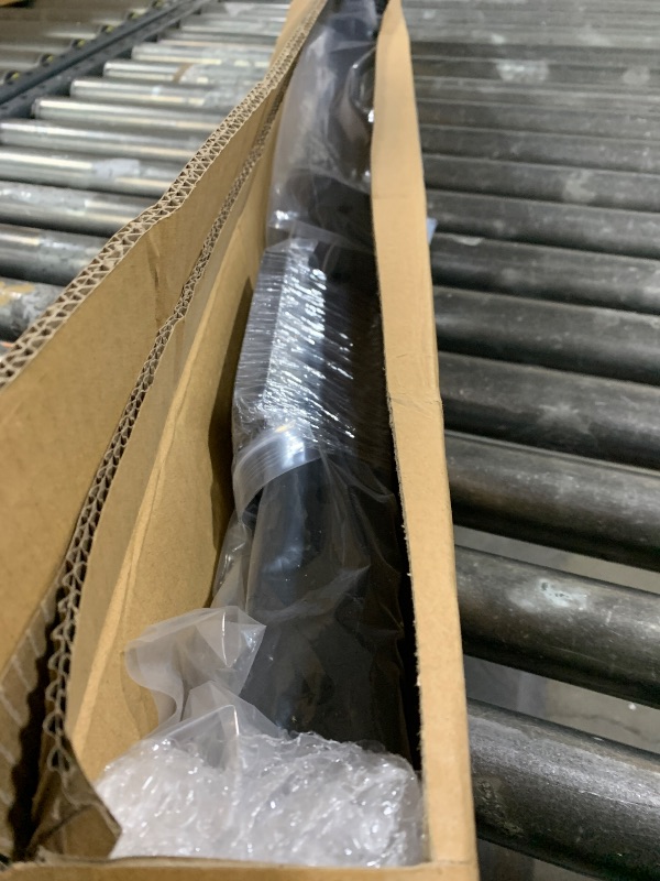 Photo 1 of Muzata Black Corner Cable Railing Post 42 Inch 42"x2"x2" T-drilled One-Post Corner Solution Surface Mount Stainless Steel Cable Railing System Kit Indoor Outdoor with Paper User Guide PS02 B34L