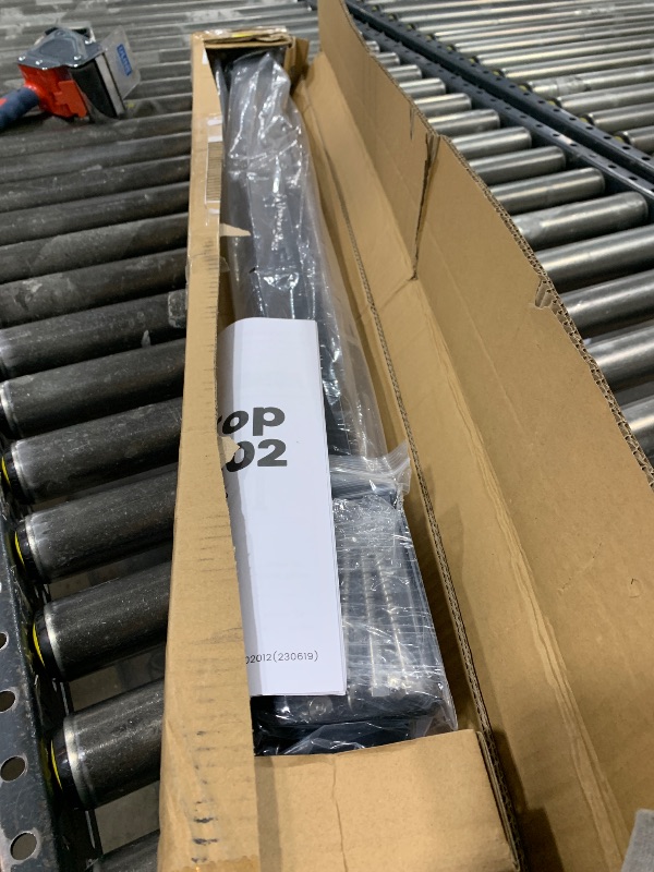 Photo 1 of Muzata Black Cable Railing Post 42 Inch 42"x2"x2" Level Drilled Surface Mount T304 Stainless Steel Cable Railing System Kit Indoor Outdoor with Paper User Guide PS02 BH4L