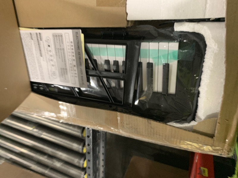 Photo 1 of 88 Key Digital Piano, Semi Weighted Electronic Keyboard Piano with Music Stand, Power Supply, Sustain Pedal, Stand, Bluetooth, MIDI, for Beginner Professional at Home, Stage