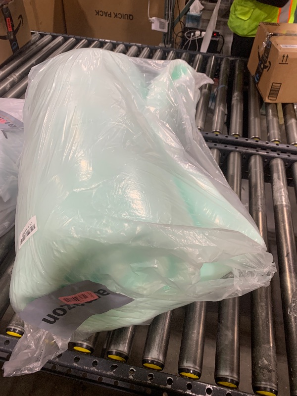 Photo 1 of Treaton, 1-Inch Convoluted High Density Foam Mattress Topper, CertiPUR-US Certified for Superior Comfort and Support, King, White