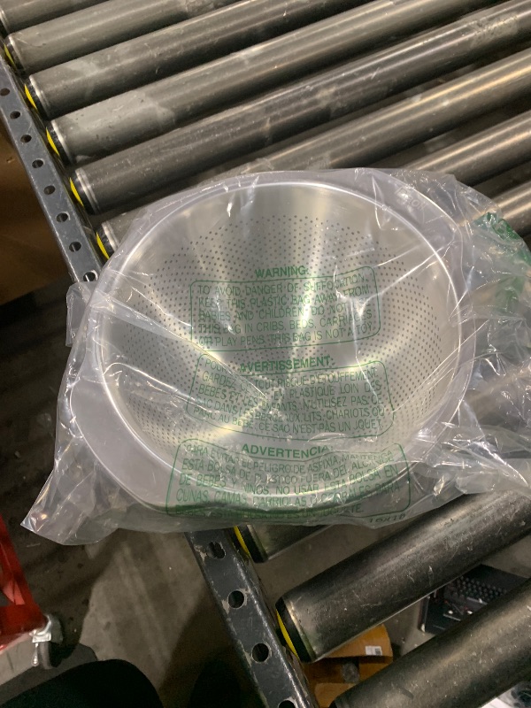 Photo 1 of 304 Stainless Steel Microporous Colander, 1.5QT Large Capacity with Mixing Bowl For washing vegetables, fruit and rice and for draining cooked pasta(2PC)