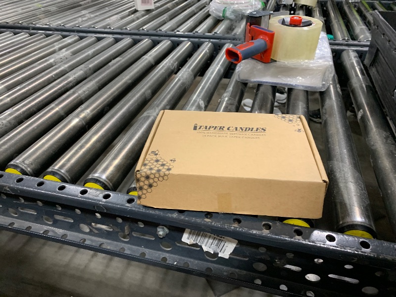 Photo 1 of 14 Pack Beeswax Taper Candles, Handmade Bees Wax Candle for Home, Dripless & Unscented Candle Sticks, 9" Tall,White Beeswax Candles by Kissingfish