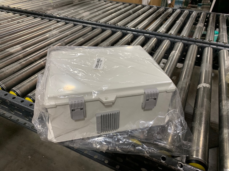Photo 1 of Namunanee Outdoor Electrical Junction Box, ABS Water Resistant Enclosure with Internal Mounting Panel & Hinged Cover (13" H* 9.2" L* 5.6" W)