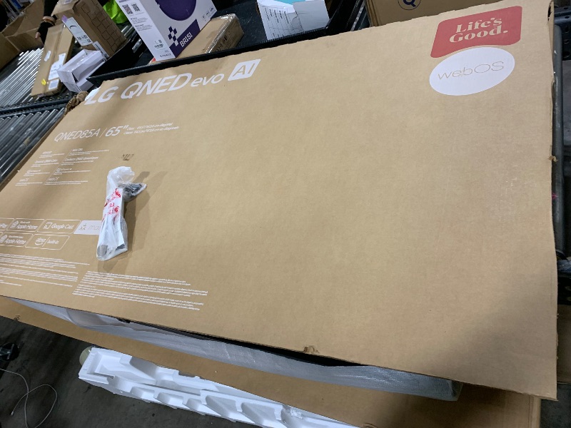 Photo 1 of LG 65-Inch Class QNED AI 4K QNED85A Series Smart TV w/AI Picture, AI Sound, HDR10, AI Super Upscaling 4K, Filmmaker Mode, Wow Orchestra, Alexa Built-in (65QNED85AUA, 2025)
