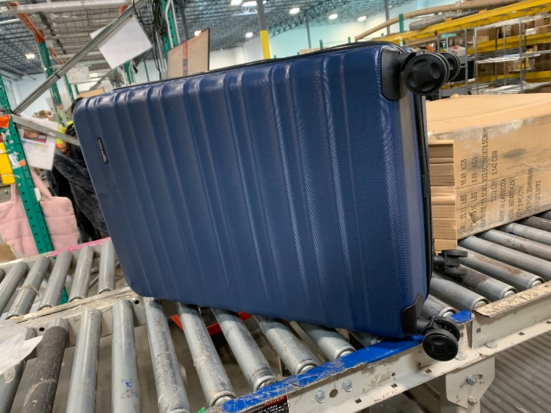 Photo 1 of ****ONLY ONE***

Amazon BaSIC (30"), Hardshell Suitcases With Wheels, Expandable For Up to 25% More Space, With Scratch-Resistant Surface, Four Multi-directional Wheels, Navy Blue