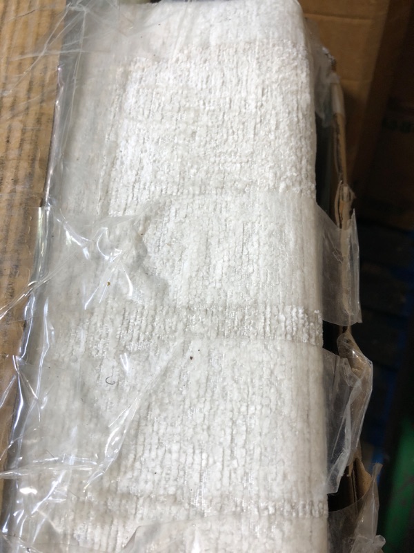 Photo 1 of **SIMILARNOT EXACT**
Karl home Sectional Sofa Modular Deep Seat Sofa Couch with Ottoman, Chenille Sofa Sleeper Comfy Upholstered Furniture for Living Room, Apartment, Studio, Office, (3-Seat & 1-Ottoman, Light Gray)