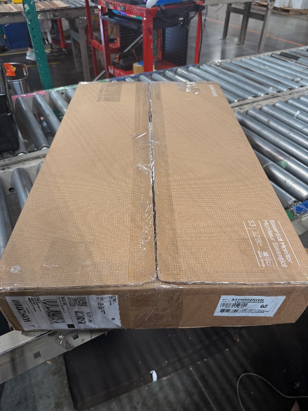 Photo 1 of ***MISSING POWER CORD*** Samsung 32-Inch Flat Computer Monitor, 75Hz, Borderless Display, AMD FreeSync, Game Mode, Advanced Eye Care, HDMI and DisplayPort, LS32B304NWNXGO, 2024
