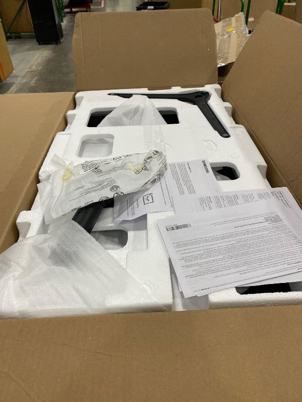 Photo 1 of ***MISSING POWER CORD*** Samsung 32-Inch Flat Computer Monitor, 75Hz, Borderless Display, AMD FreeSync, Game Mode, Advanced Eye Care, HDMI and DisplayPort, LS32B304NWNXGO, 2024