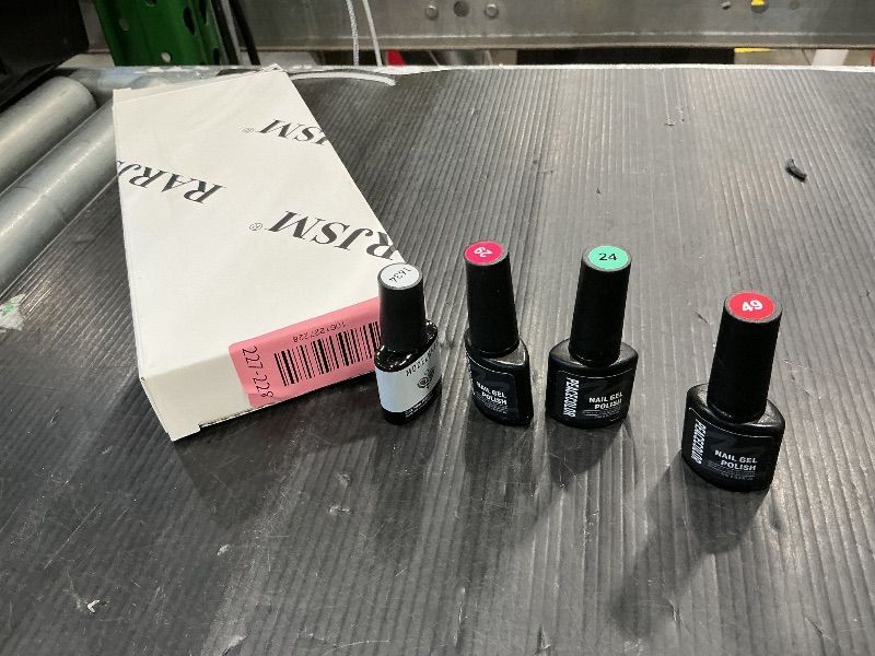 Photo 1 of **** similar**RARJSM Gold Glitter Cat Eye Gel Nail Polish Set 6Pcs Nude Pink Light Purple Brown Gray Green Velvet Ice Jelly Glitter Cateye Gel Polish with Magnetic Stick UV LED Curing Require Home Salon Nails