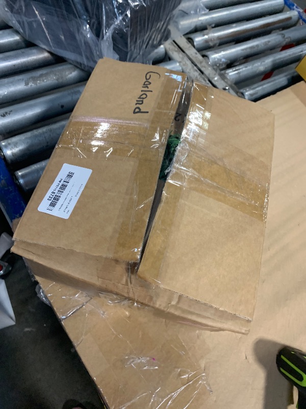 Photo 1 of [ Timer & 8 Modes ] 9 Ft by 10 Inch 50 LED Prelit Christmas Garland Decorations Warm White Lights Thick 270 Snowy Tips 70 Red Berry 10 Pinecone Xmas Decor Garland Indoor