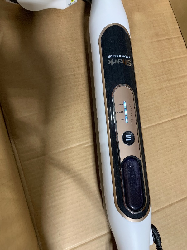 Photo 1 of **It doesn't have the replacement mops.**Shark Steam & Scrub with Steam Blaster Technology All-in-One Hard Floor Steam Mop with 3 Steam Modes & LED Headlights S8201, Rotator White