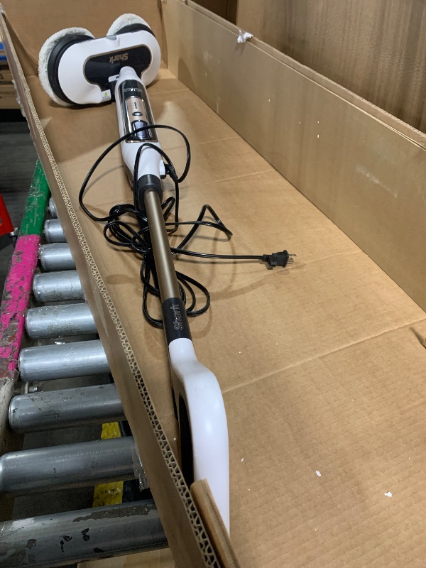 Photo 1 of **It doesn't have the replacement mops.**Shark Steam & Scrub with Steam Blaster Technology All-in-One Hard Floor Steam Mop with 3 Steam Modes & LED Headlights S8201, Rotator White