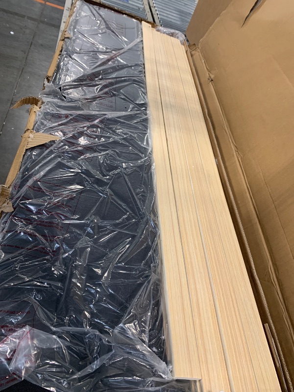 Photo 1 of **It doesn't have the replacement mops.**IDEALHOUSE Queen Size Bed Frame with 4 Storage Drawers and Adjustable Headboard, Linen Upholstered Platform Beds, Diamond Stitched Button Tufted, No Box Spring Needed, Black