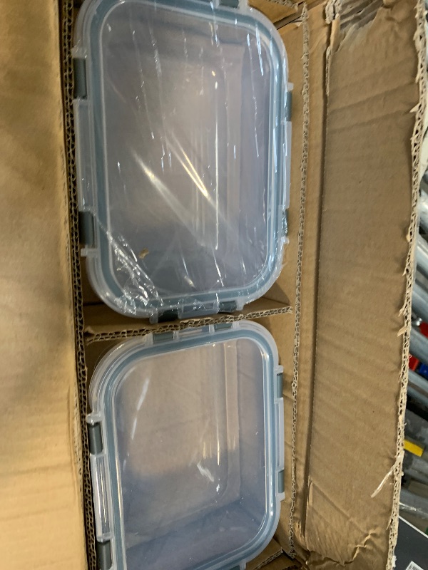 Photo 1 of [8-Pack,30 oz]Glass Meal Prep Containers,Glass Food Storage Containers,Airtight lunch Containers with Lids, Microwave, Oven, Freezer and Dishwasher