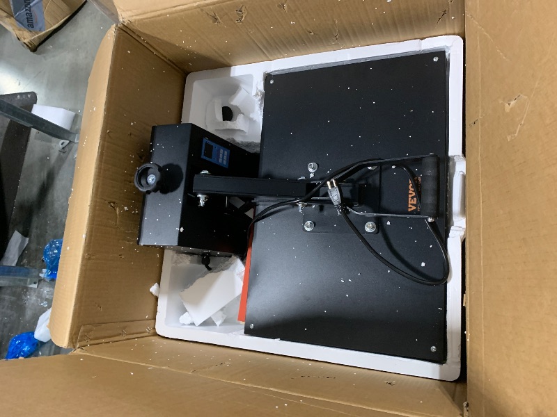 Photo 1 of ** UNTESTED** VEVOR Heat Press 16x24, 1700W Power Heat Press Machine, Fast Heating, High Pressure Heat Press Machine for T-Shirt, Digital Industrial Sublimation Printer for Heat Transfer Vinyl, Easy to Use, Black