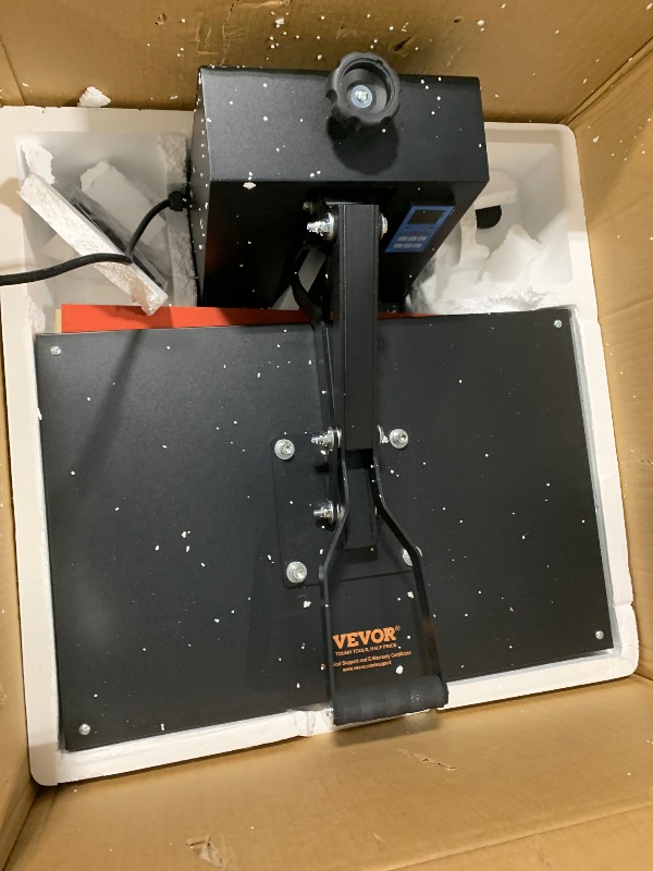 Photo 1 of ** UNTESTED** VEVOR Heat Press 16x24, 1700W Power Heat Press Machine, Fast Heating, High Pressure Heat Press Machine for T-Shirt, Digital Industrial Sublimation Printer for Heat Transfer Vinyl, Easy to Use, Black