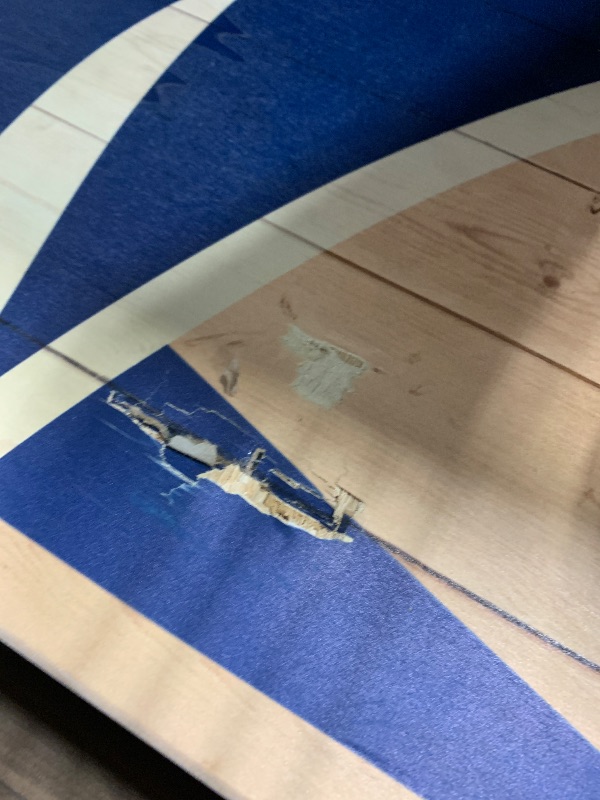 Photo 1 of ** USED/ DAMAGE MINOR** YouTheFan NFL New England Patriots 2’ x 4’ Professional Wood Cornhole Game with Logo Bags