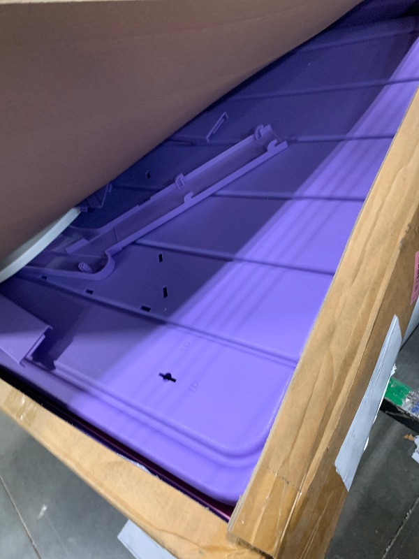 Photo 1 of ** USED ** Kids Cottage Playhouse with Magnetic Dartboard, Basketball Hoop, Ring Toss & Soccer Goal – Indoor & Outdoor Playhouse