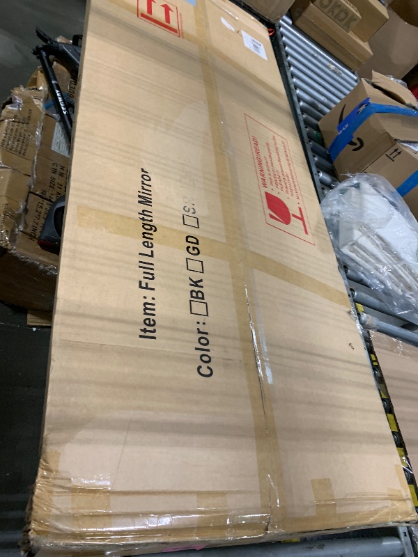 Photo 1 of ** similar ** ZMYCZ Wavy Floor Mirror, Irregular Full Length Mirror, Full Length Standing Mirror, Flannel Frame Mirrors Floor Length, Hanging or Leaning Wall Mounted Mirrors for Bedroom, No Stand (White)